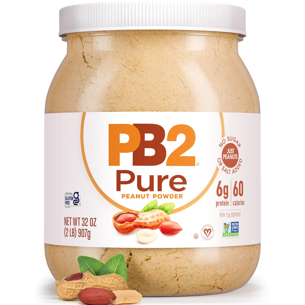 PB2 frente del envase mostrando tamaño y beneficio práctico