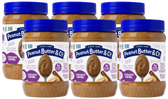 Peanut Butter & Co. vista frontal del frasco con canela, atractivo visual