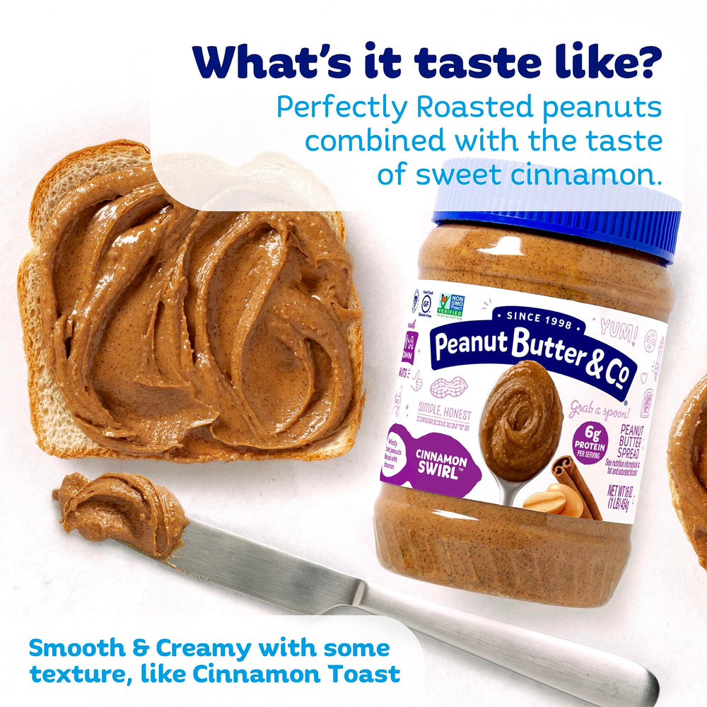 Peanut Butter & Co. seis frascos del pack de 16 oz listos en estante