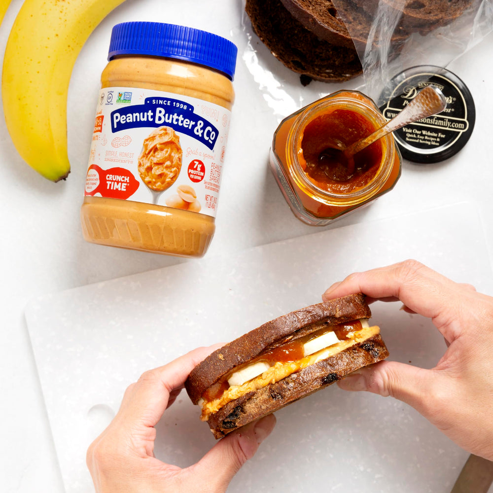 Peanut Butter & Co. etiqueta nutricional muestra información clara y útil