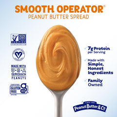 Peanut Butter & Co. untado en tostada para desayuno rápido y sabroso