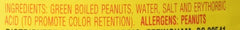 Peanut Patch primer plano de textura tierna y jugosa del cacahuete
