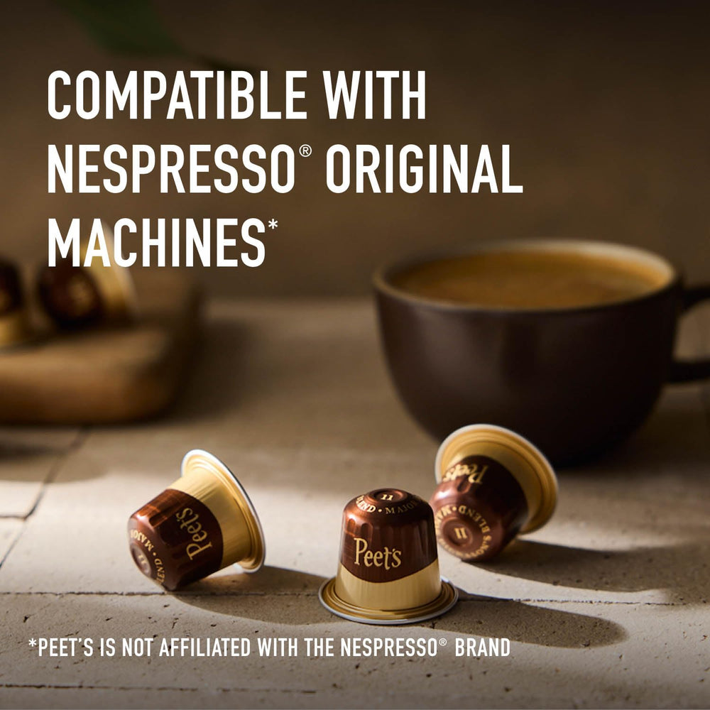 Peet's cápsula de aluminio sellada listo para extracción de espresso
