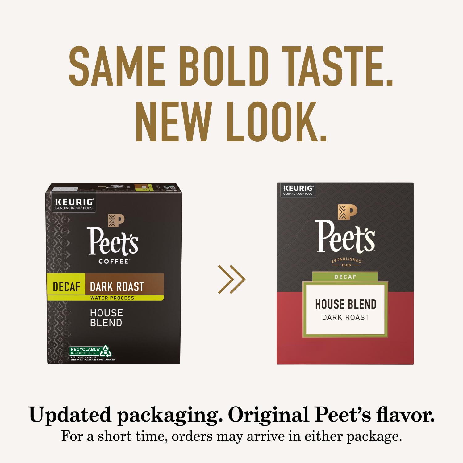 Peet's cápsula insertada en cafetera Keurig para preparación rápida