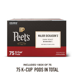 Peet's Coffee cápsulas en mano mostrando escala, práctico para almacenamiento