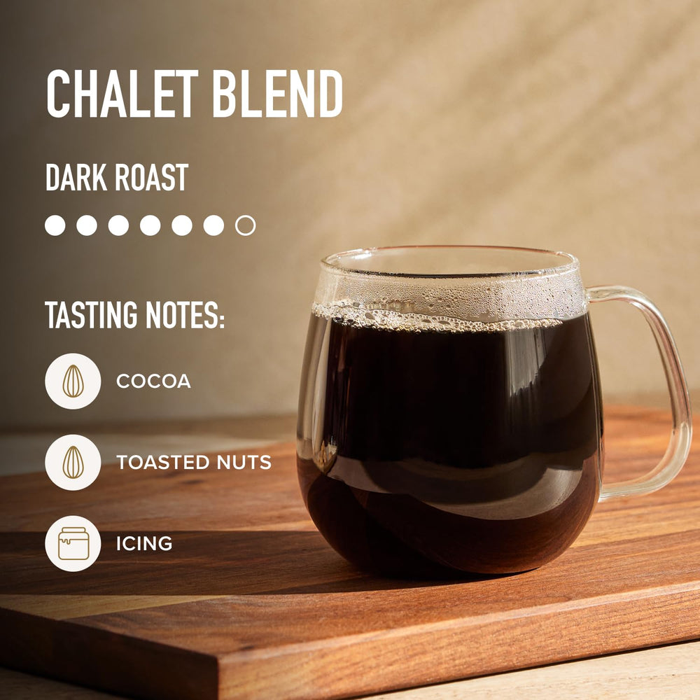 Peet's Coffee taza servida con crema mostrando sabor y cuerpo