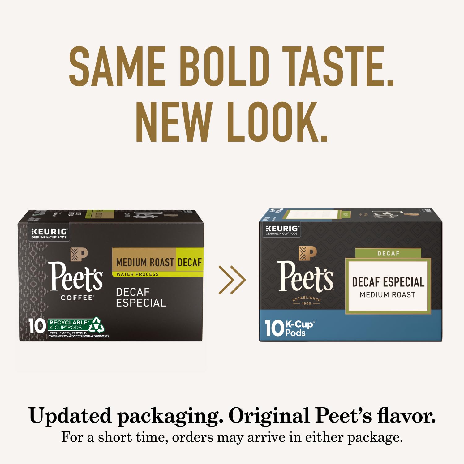 Peet's Coffee cápsula abierta mostrando el interior y aroma conservado