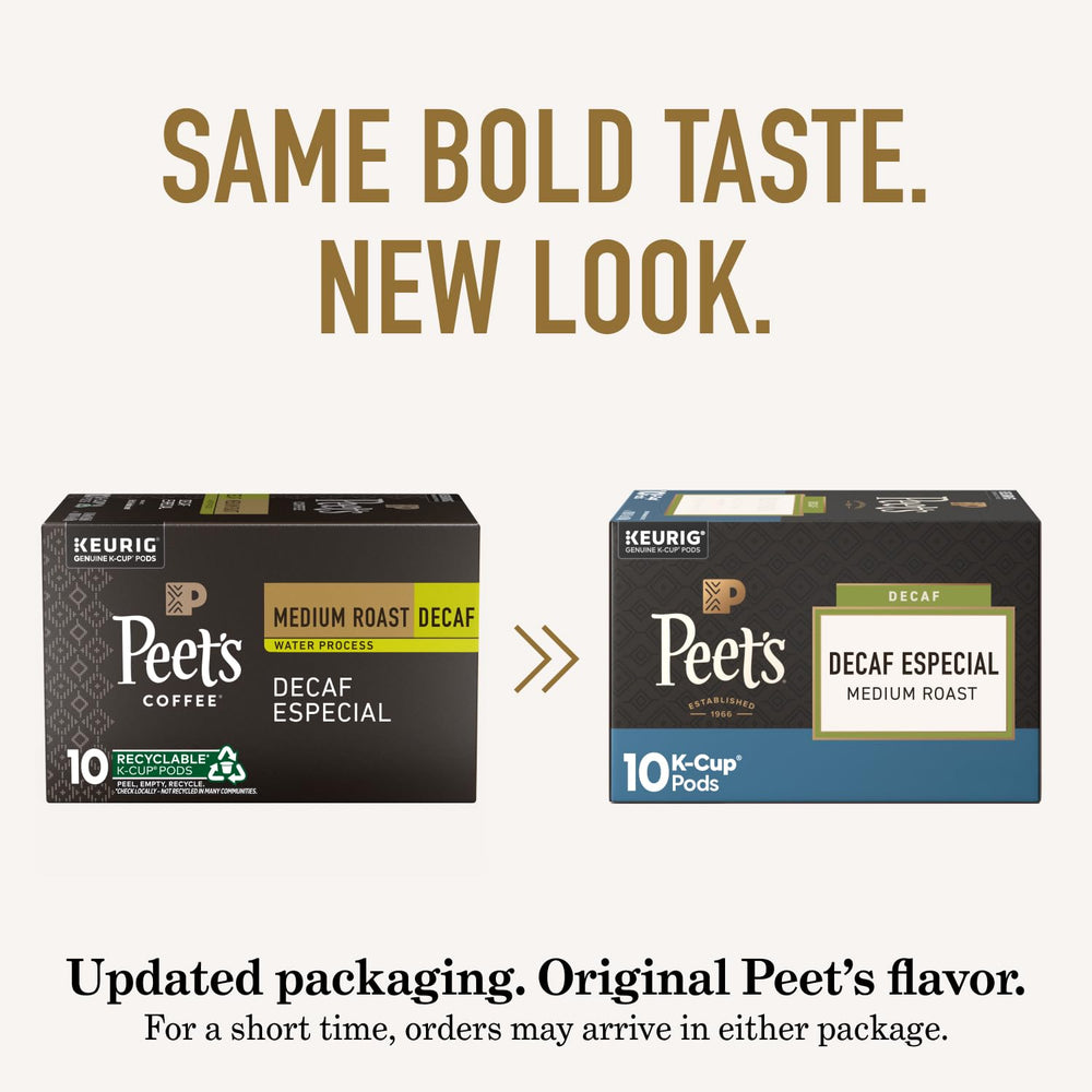 Peet's Coffee cápsula abierta mostrando el interior y aroma conservado