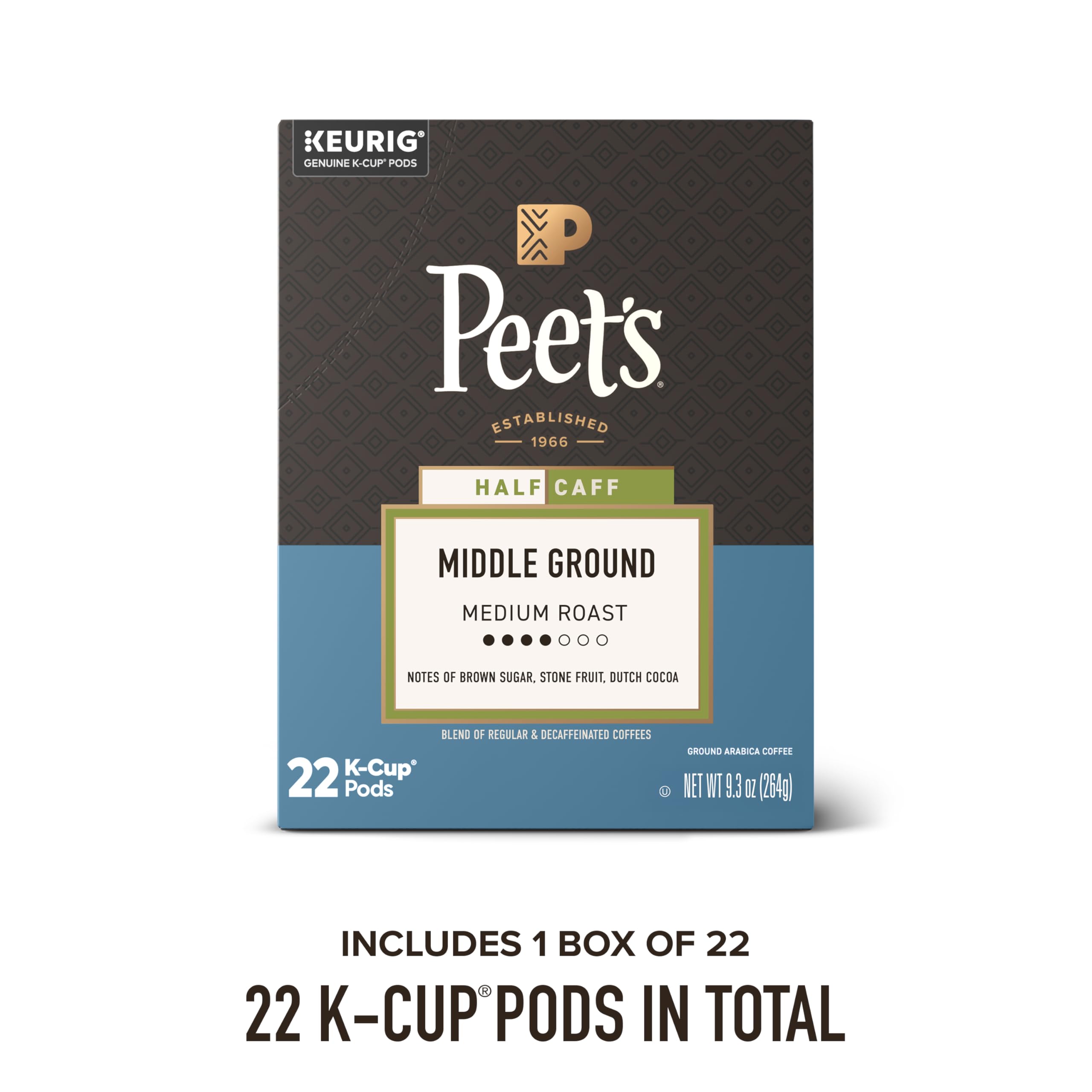 Peet's Coffee cápsula K-Cup abierta destacando la calidad del filtro