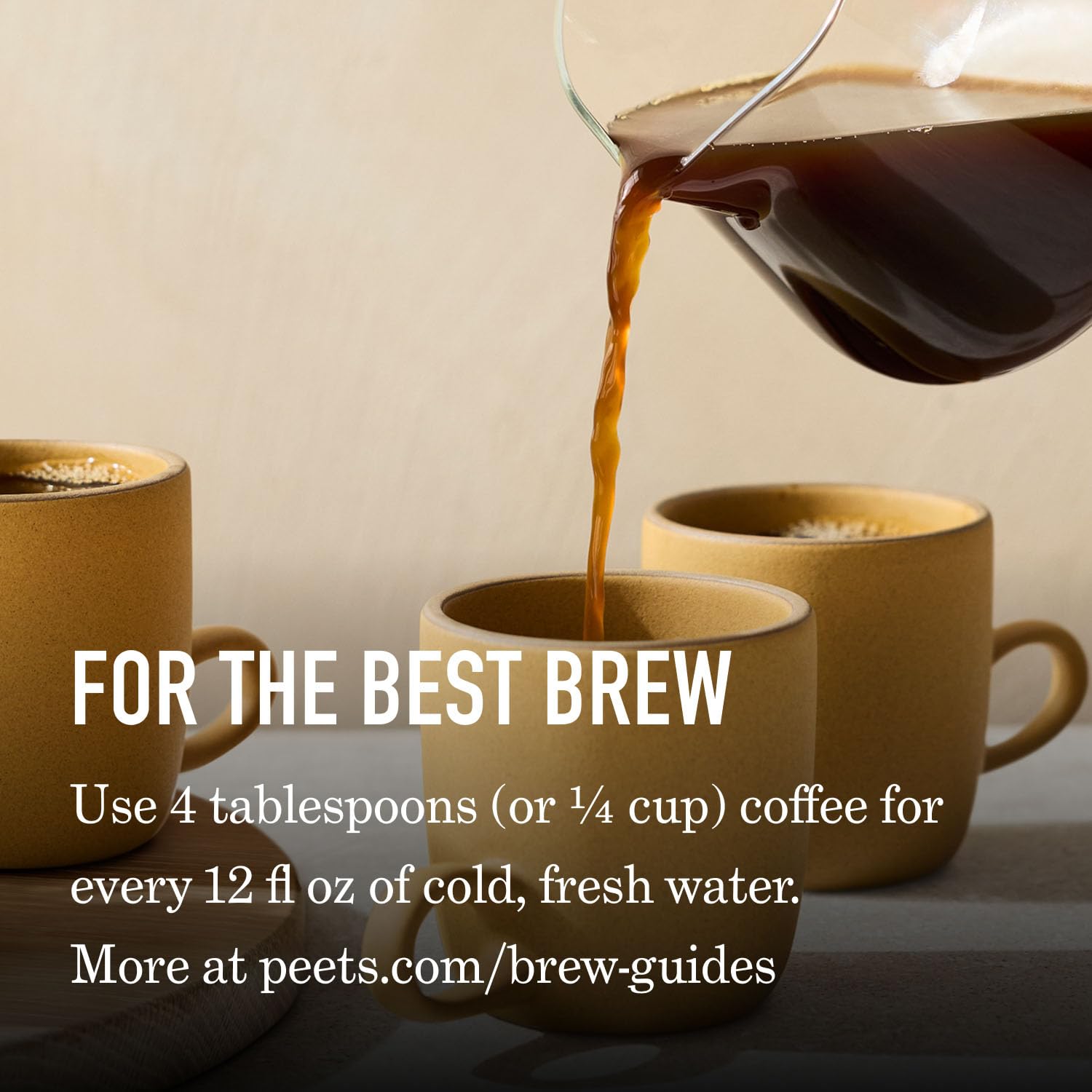 Peet's granos molidos finos para espresso, extracción intensa y crema