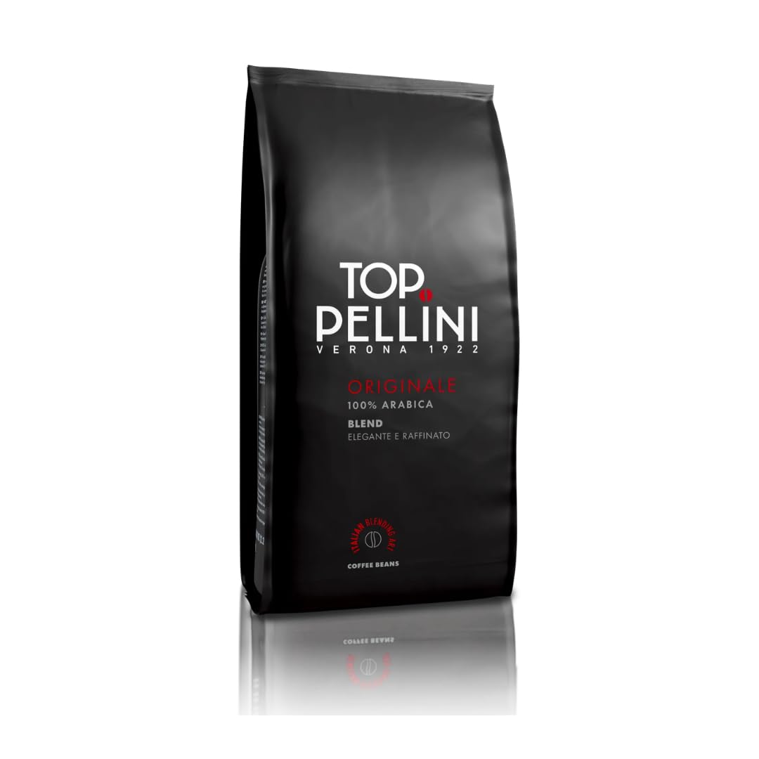 Pellini Caffè empaque frontal 2.2 lb mostrando marca y origen italiano, ideal para uso doméstico