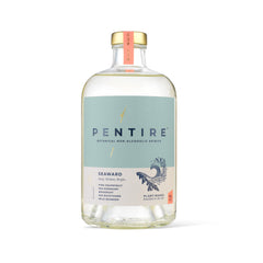 Pentire Seaward botella frontal mostrando diseño y elegancia para servir sin alcohol