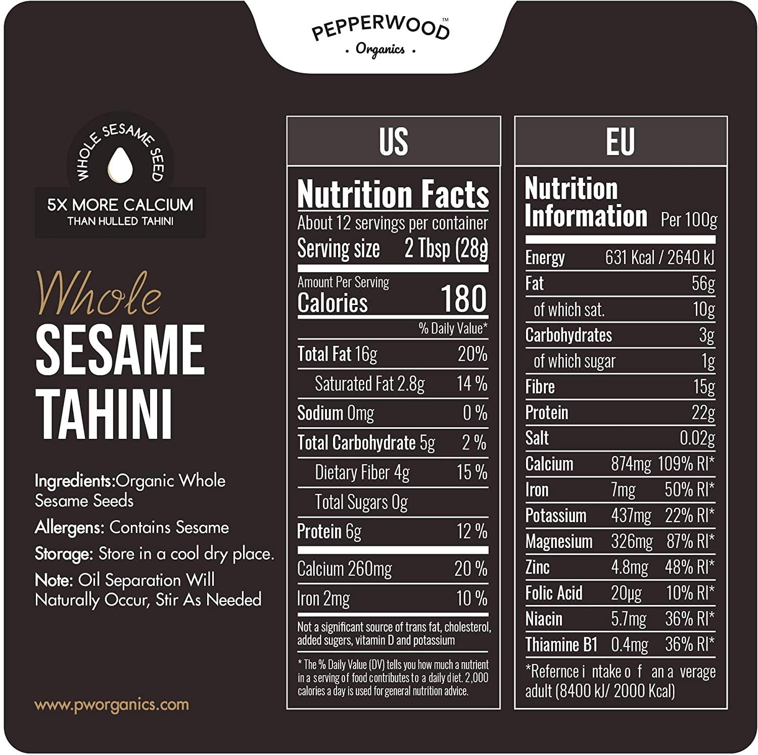Primer plano de textura sedosa de Pepperwood Organics para cremosidad
