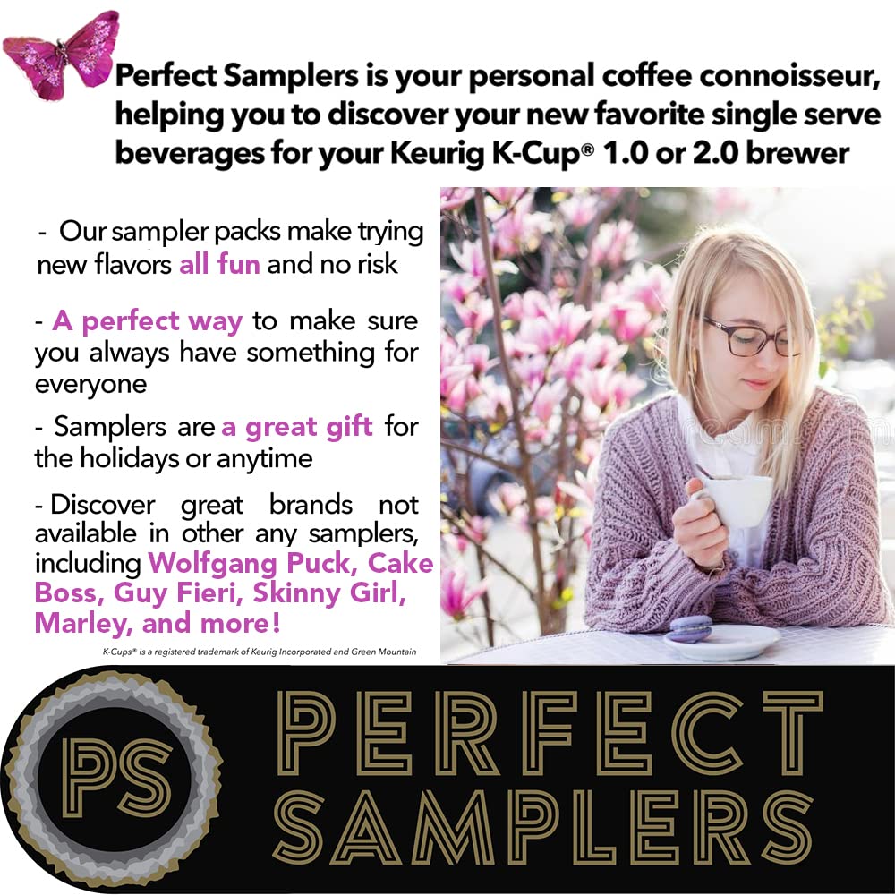 Perfect Samplers cápsula insertada en cafetera compatible, preparación rápida