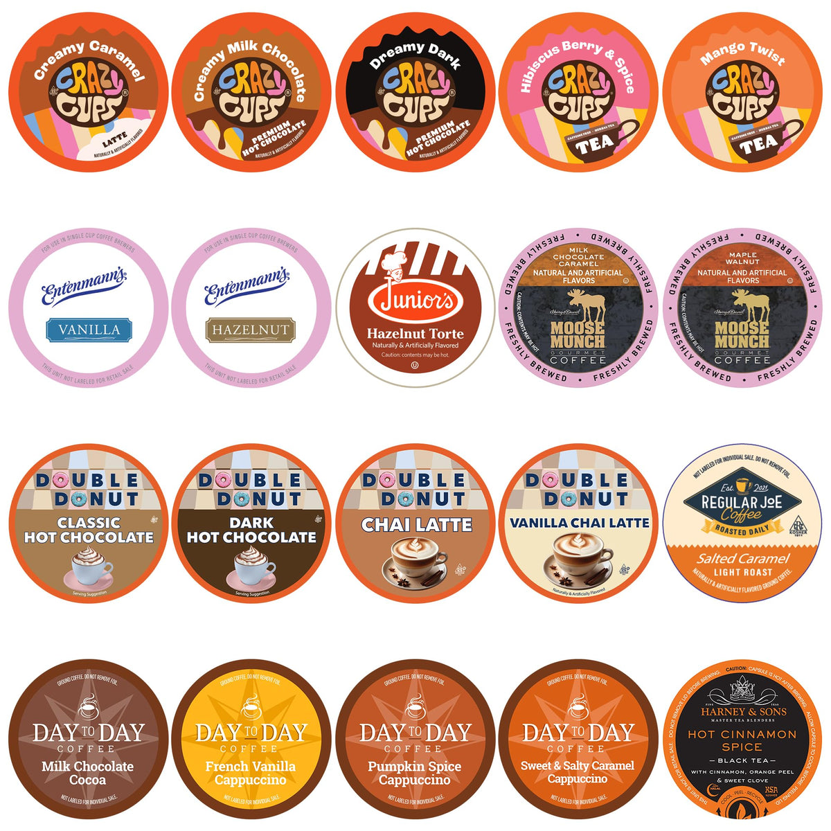 Perfect Samplers frontal del paquete muestra variedad y conveniencia