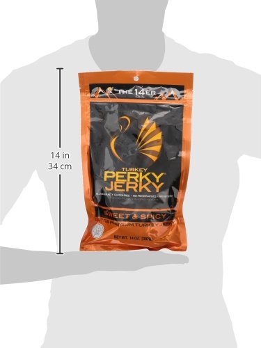 Perky Jerky presentación en mesa para reuniones y picadas compartidas