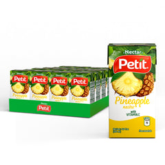 Petit néctar de piña envase frontal mostrando diseño y volumen