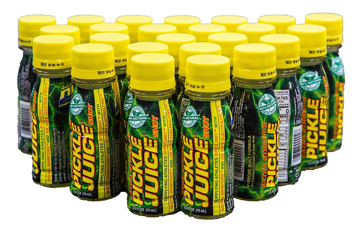 Pickle Juice pack de 24 botellas 2.5 oz, práctico para recuperación rápida