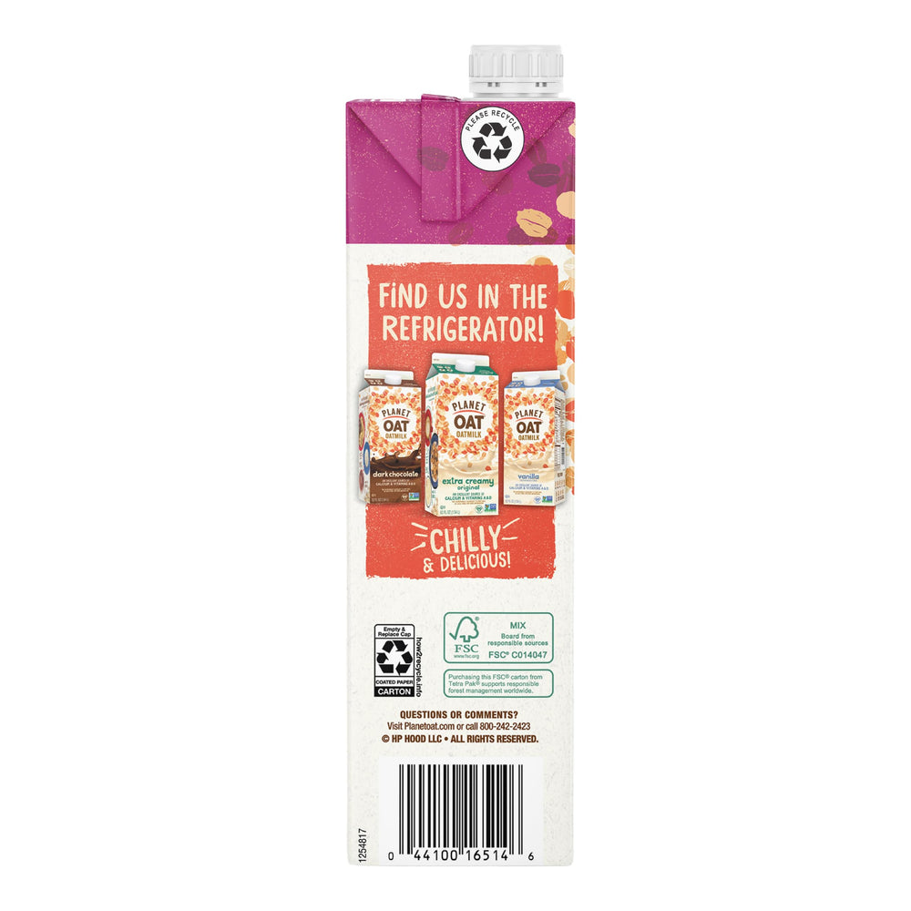 Planet Oat pack de seis en estantería de despensa, conveniente para almacenamiento