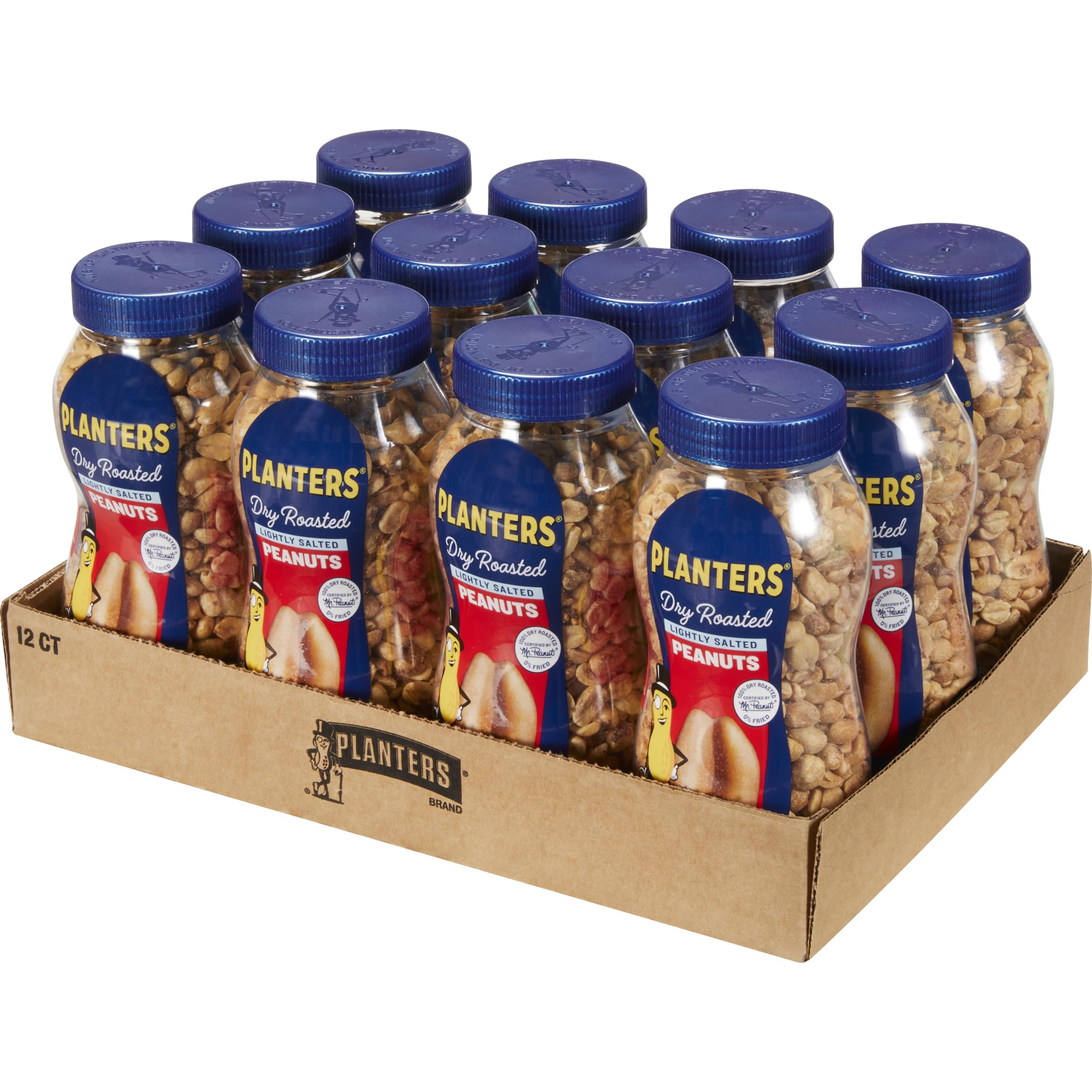 PLANTERS frasco frontal 16 oz muestra empaque práctico