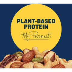 PLANTERS tapa resellable abierta, conserva frescura y facilita transporte