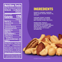 PLANTERS textura crujiente de nueces tostadas para sabor intenso