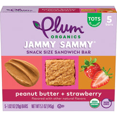 Plum Organics barrita individual envuelta, lista para llevar y consumir