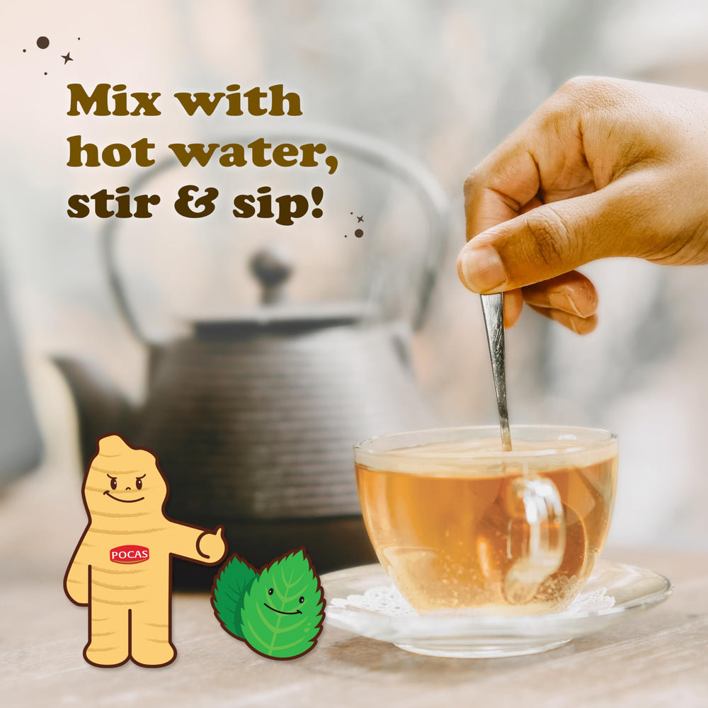 Pocas vaso con té frío y hielo, refresco instantáneo para días calurosos