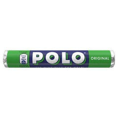 Polo Original paquete frontal mostrando pastillas y beneficio de frescor inmediato
