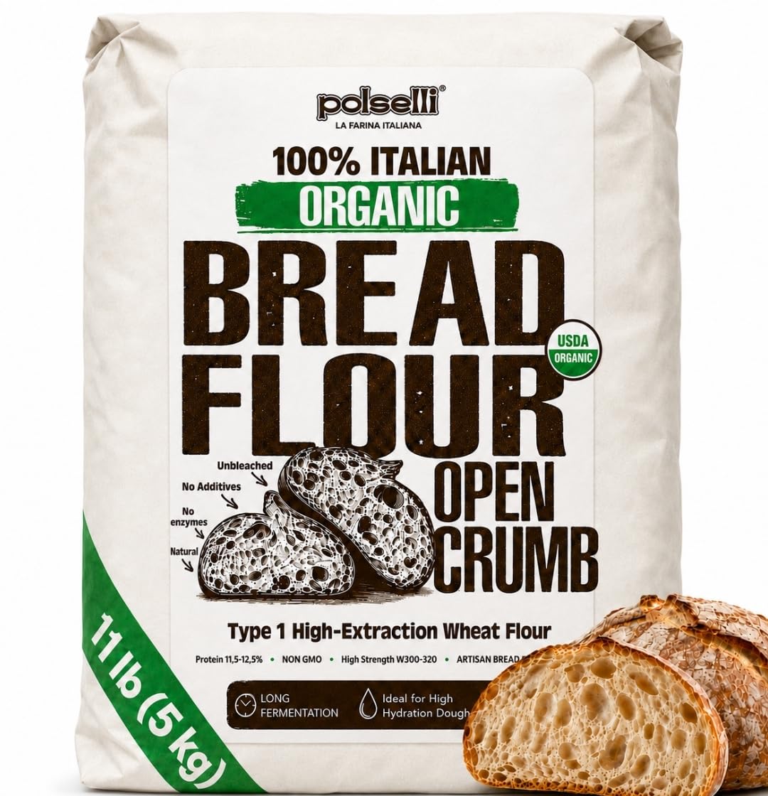 POLSELLI paquete frontal de 5 kg mostrando marca y bolsa resistente, ideal para panaderos