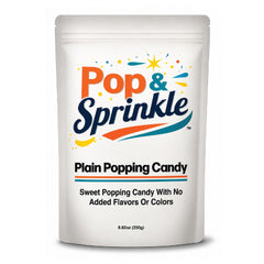 Pop & Sprinkle vista frontal del paquete mostrando tamaño y marca