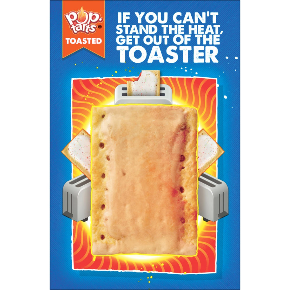 Pop-Tarts junto a mano para mostrar tamaño y porción práctica