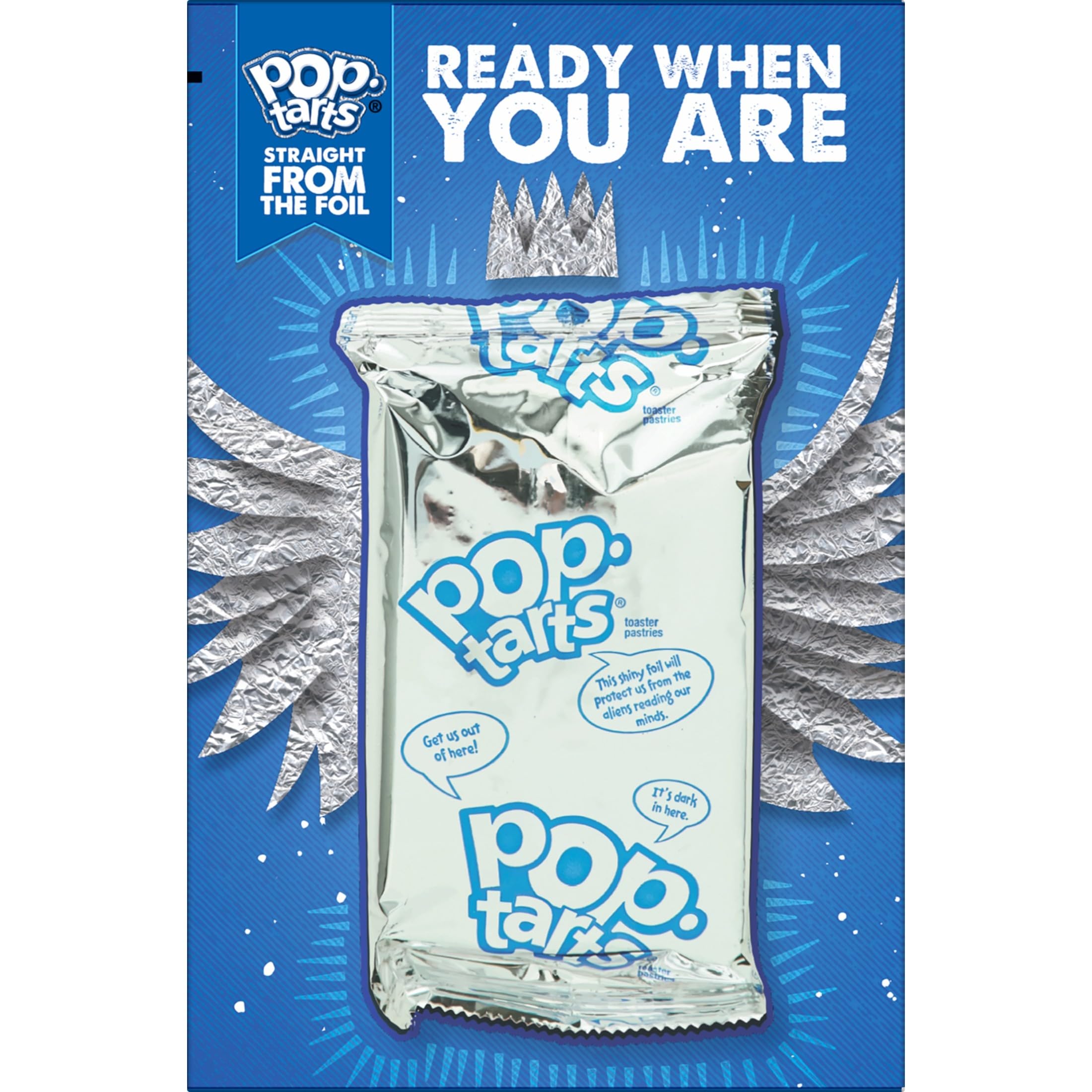 Pop-Tarts comparación de tamaño en mano para apreciar porción individual