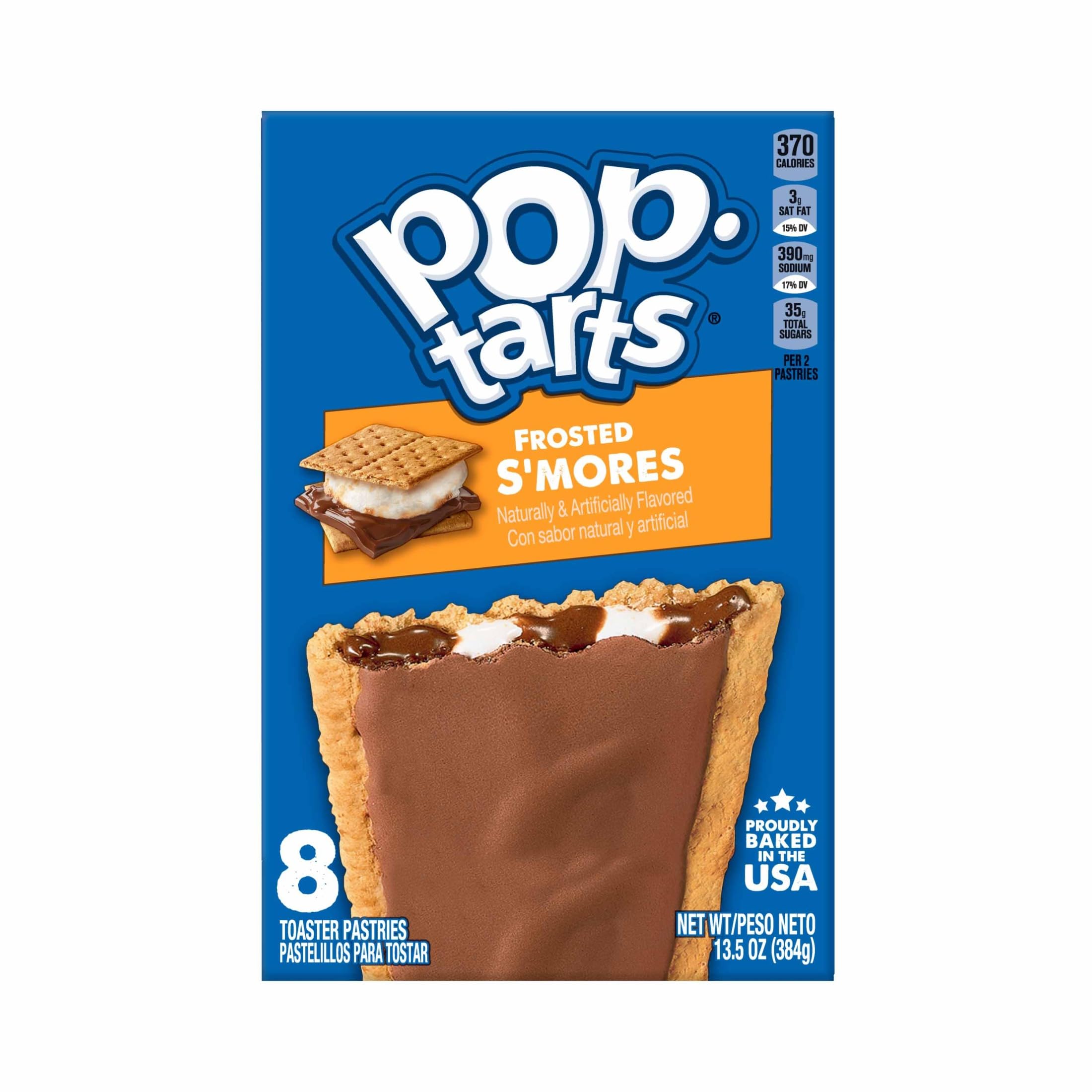 Pop-Tarts cajas en despensa demostrando almacenamiento estable