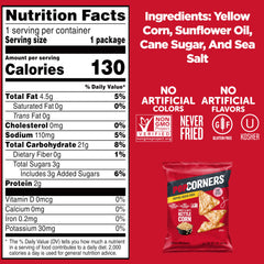 PopCorners bolsa abierta con chips de maíz reventado, beneficio: textura crujiente