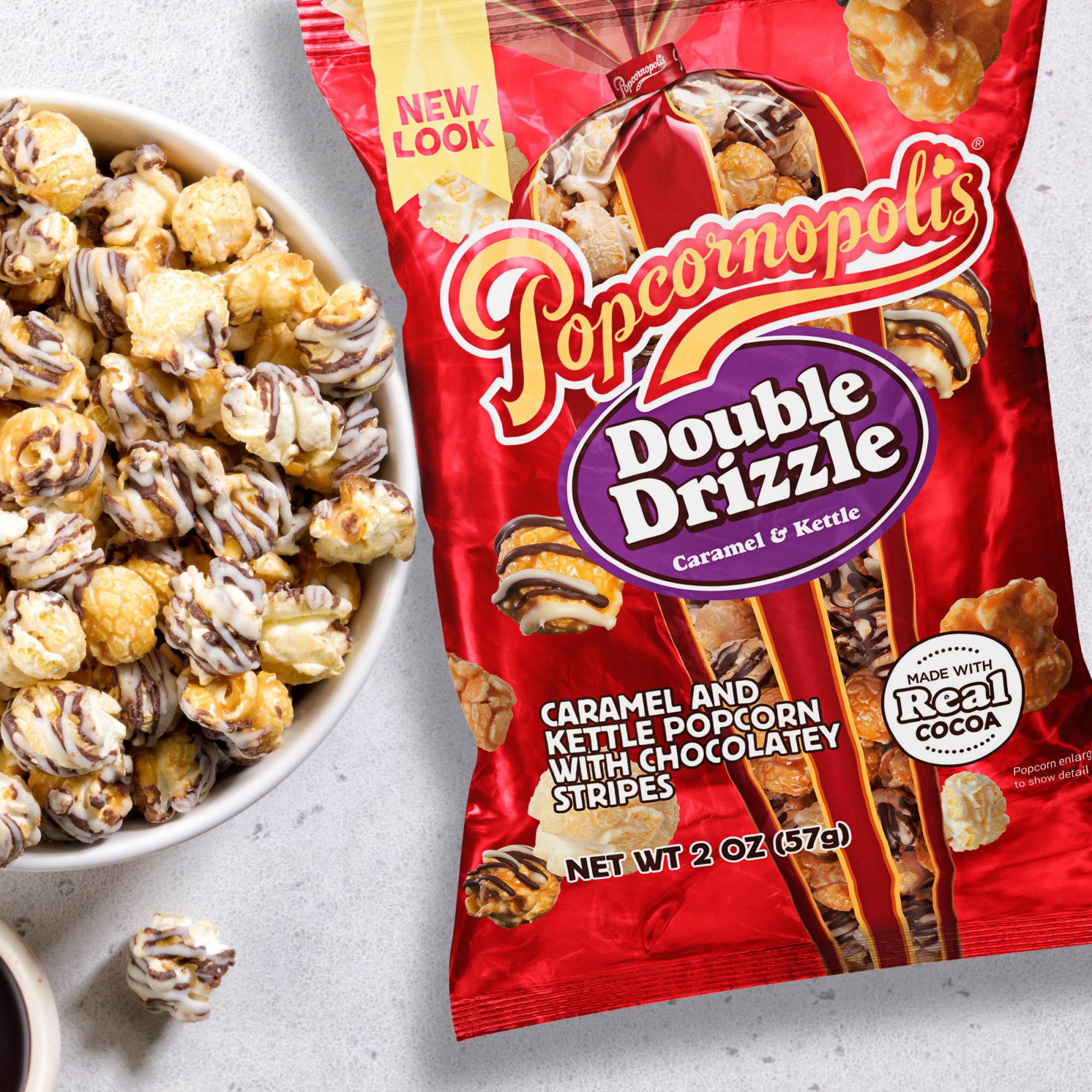 Popcornopolis etiqueta de ingredientes y certificado sin gluten para confianza
