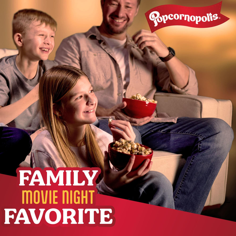Popcornopolis bandeja para noche de película con palomitas, fácil para compartir