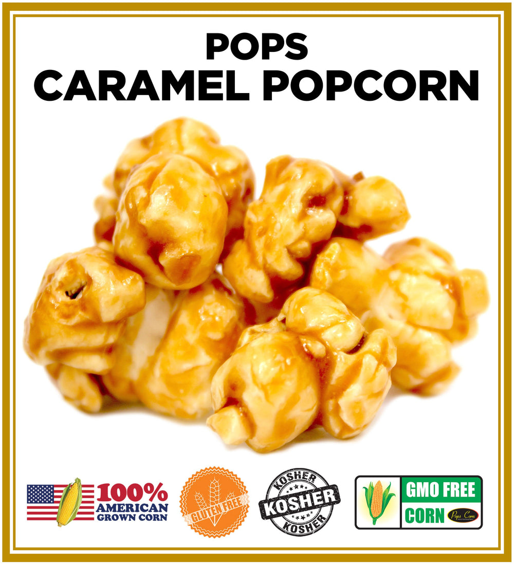 Pops Corn palomitas siendo servidas con la pala sanitaria incluida