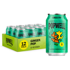Popwell lata frontal mostrando diseño y sabor refrescante