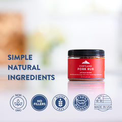 Portland Salt Co primer plano de textura para aplicación uniforme en alimentos