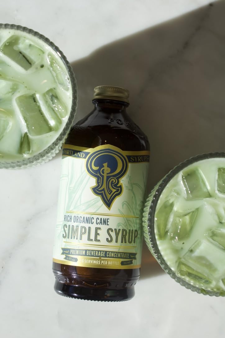 Portland Syrups jarabe con agua con gas para soda casera refrescante