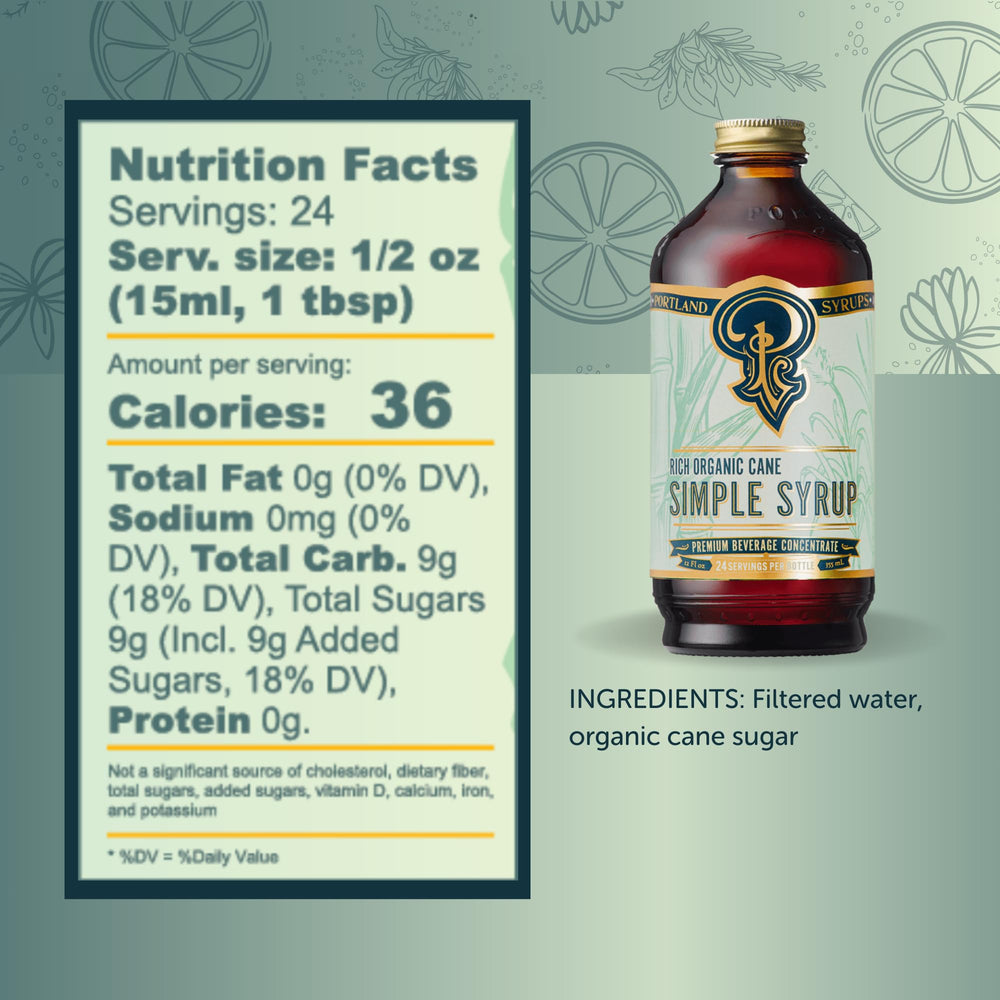 Portland Syrups producción artesanal en taller de Oregón, control de lote