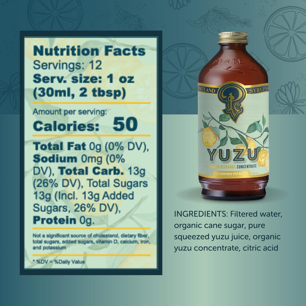 P Portland Syrups botella en cafetería mostrando versatilidad en bebidas
