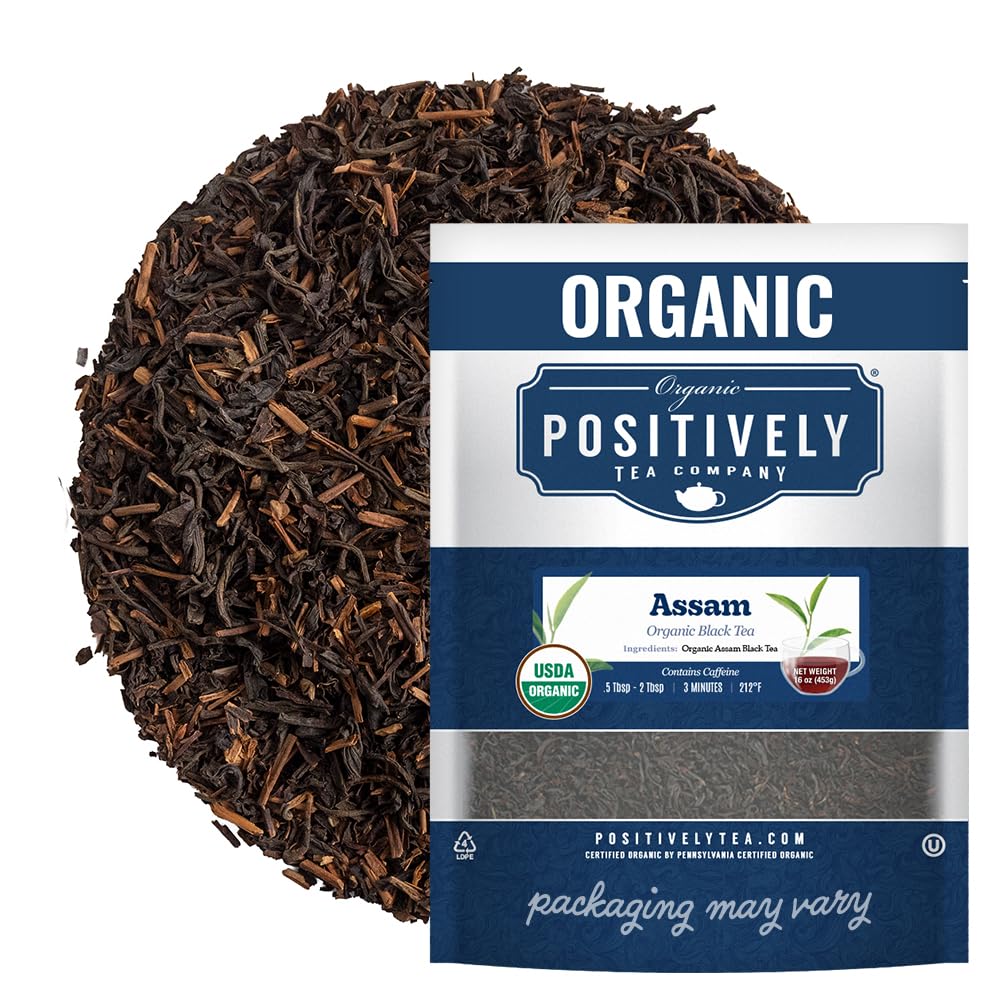 Organic Positively Tea empaque frontal conservando frescura