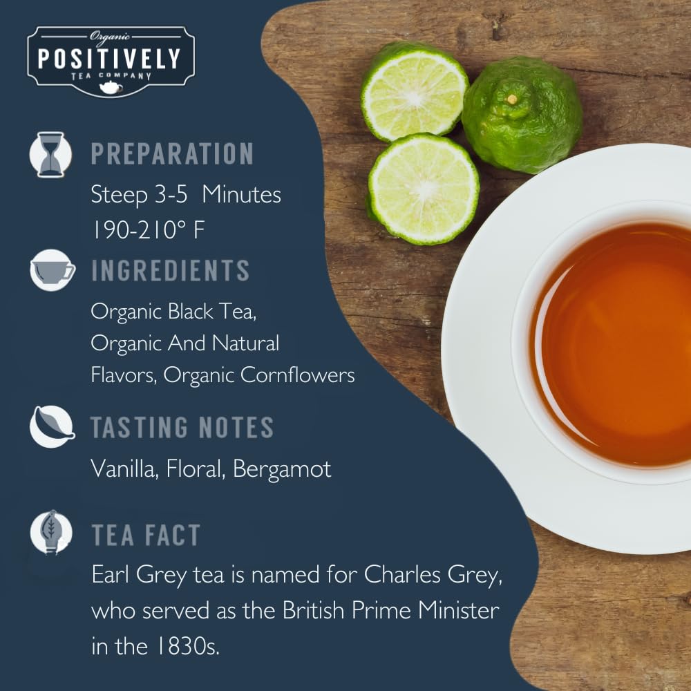 Positively Tea hojas sueltas detalle textura para mejor infusion y aroma