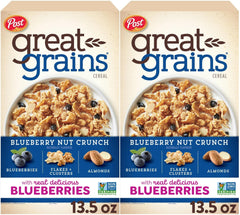 Post Great Grains caja frontal mostrando diseño y tamaño práctico