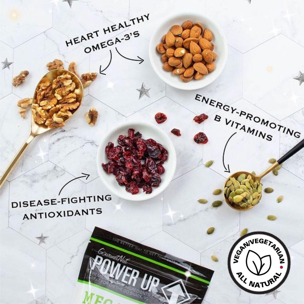 Power Up: bolsa en mochila como snack portátil para viajes o trabajo