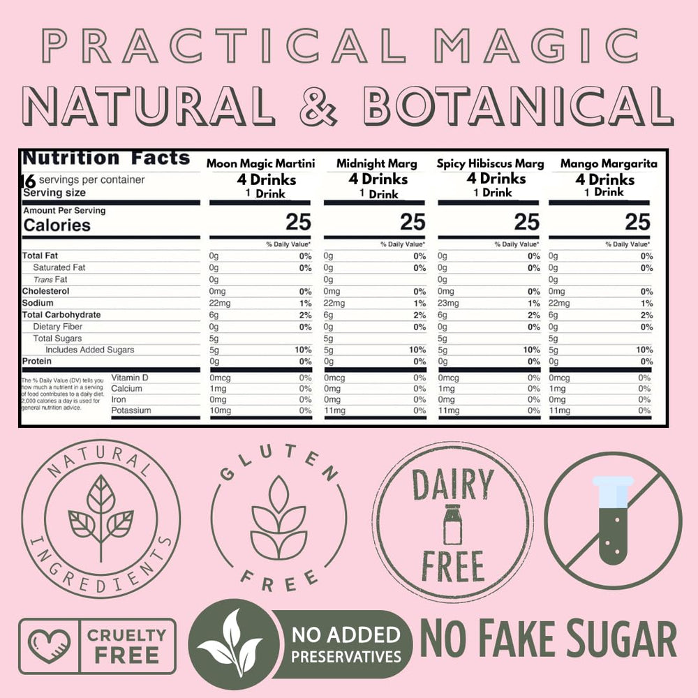 Practical Magic sobre abierto con polvo lustre visible y brillo atractivo