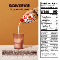 Premier Protein detalle de etiqueta con información nutricional y vitaminas visibles