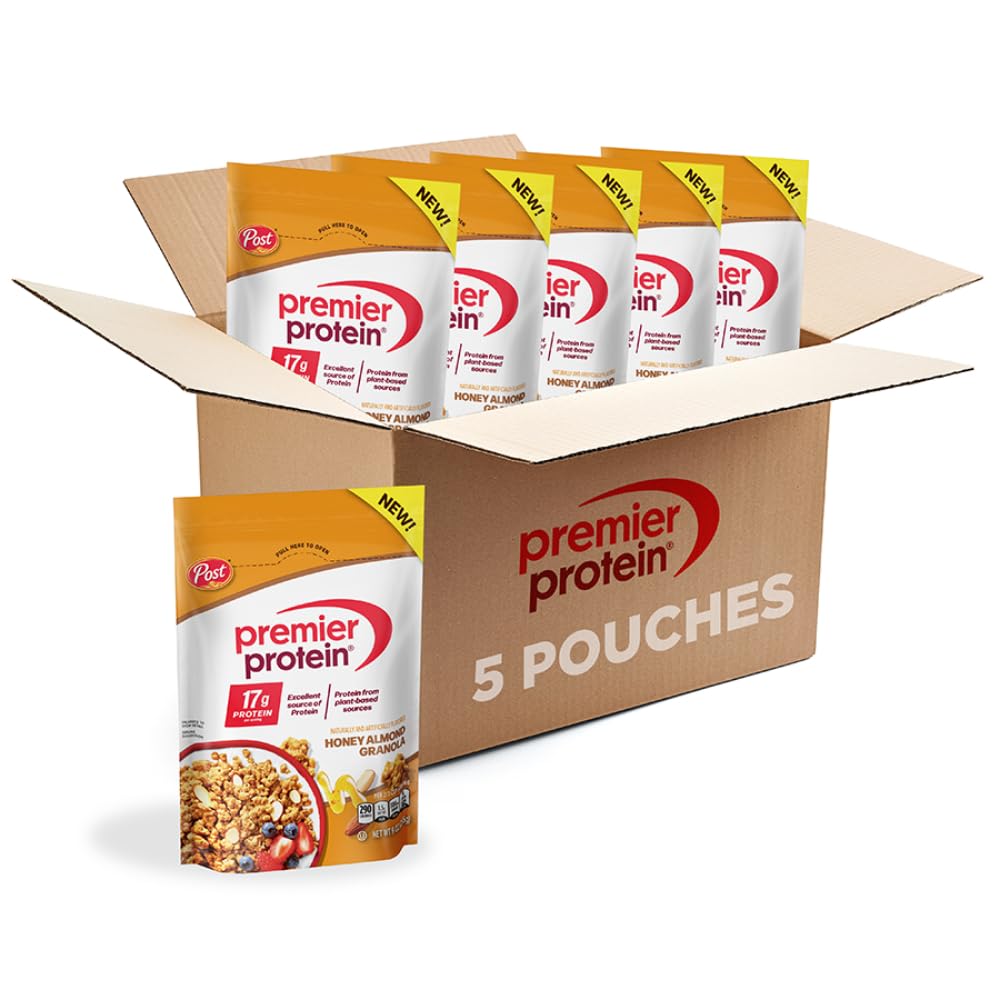 Premier Protein paquete frontal mostrando etiqueta y beneficio proteico